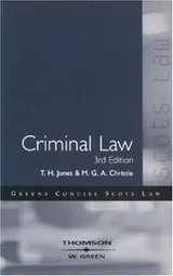 Cover of Criminal Law