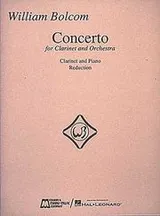 Cover of William Bolcom - Concerto for Clarinet and Orchestra