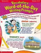 Cover of Vocabulary Word-of-the-Day Writing Prompts