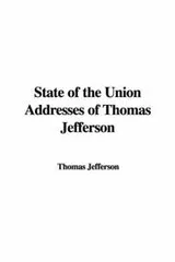 Cover of State of the Union Addresses of Thomas Jefferson