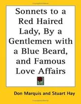 Cover of Sonnets to a Red Haired Lady, by a Gentlemen With a Blue Beard, and Famous Love Affairs
