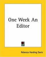 Cover of One Week An Editor