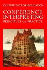 Cover of Conference Interpreting, Principles and Practice
