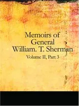Cover of Memoirs of General William T. Sherman, Volume 2, Part 3
