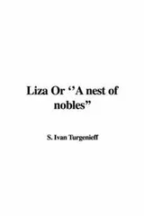 Cover of Liza Or ''A nest of nobles''