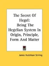 Cover of The secret of Hegel