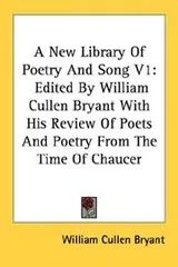 Cover of A New Library Of Poetry And Song V1