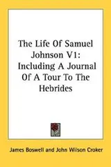 Cover of The Life Of Samuel Johnson V1
