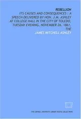 Cover of The rebellion--its causes and consequences