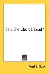 Cover of Can The Church Lead?