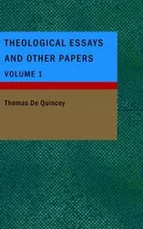 Cover of Theological Essays and Other Papers- Volume 1