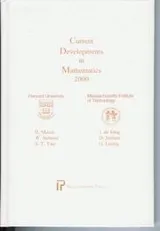 Cover of Current Developments in Mathematics 2000 (International Press)