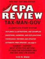 Cover of CPA Review Tax-Man-Gov 2002-2003