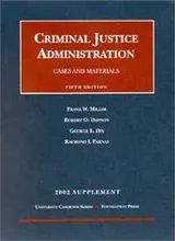 Cover of Supplement to Criminal Justice Administration