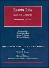 Cover of 2004 Supplement to Labor Law