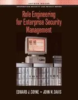 Cover of Role engineering for enterprise security management
