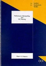 Cover of Performance related pay and UK nursing