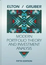 Cover of Modern portfolio theory and investment analysis