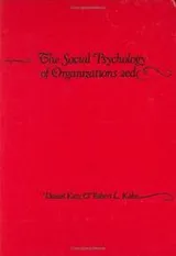 Cover of The social psychology of organizations
