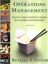 Cover of Operations management