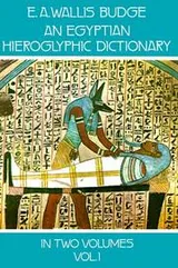 Cover of An Egyptian hieroglyphic dictionary