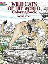 Cover of Wild Cats of the World Coloring Book