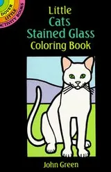 Cover of Little Cats Stained Glass Coloring Book