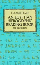 Cover of An Egyptian hieroglyphic reading book for beginners