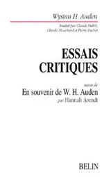 Cover of Essais critiques