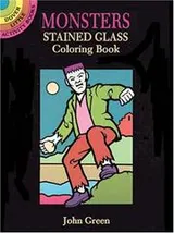 Cover of Monsters Stained Glass Coloring Book