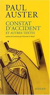 Cover of Constat d'accident et autres textes