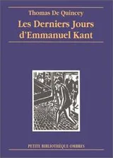 Cover of Les Derniers jours d'Emmanuel Kant