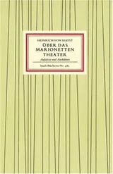 Cover of Uber Das Marionetten Theater