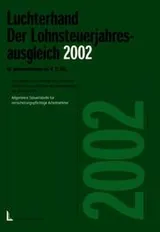 Cover of Luchterhand. Der Jahresausgleich 2002