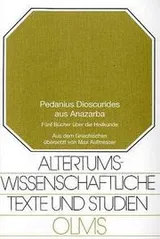 Cover of Pedanius Dioscurides Aus Anazarba