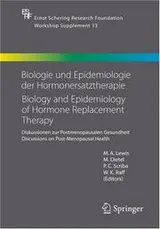 Cover of Biologie und Epidemiologie der Hormonersatztherapie
