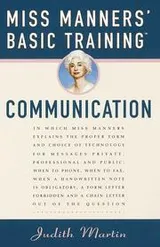 Cover of Miss Manners' basic training