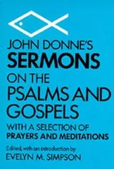 Cover of John Donne's sermons on the Psalms and Gospels