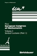 Cover of First European Congress of Mathematics, Paris, July 6-10, 1992 Vols. 1-3, Pt. 1