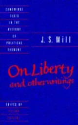 Cover of On Liberty and Other Writings
