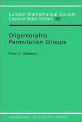 Cover of Oligomorphic permutation groups