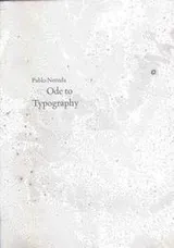 Cover of Ode to typography