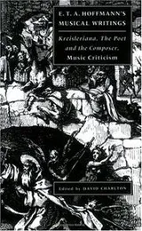 Cover of E.T.A. Hoffmann's musical writings