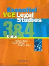 Cover of Essential VCE Legal Studies Units 3 and 4
