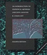Cover of An Introduction to Statistical Methods and Data Analysis
