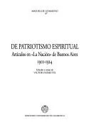 Cover of De patriotismo espiritual