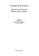 Cover of Studies for Dante