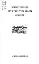 Cover of Ein Echo von allem