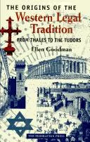 Cover of The origins of the Western legal tradition
