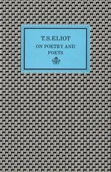 Cover of On poetry and poets